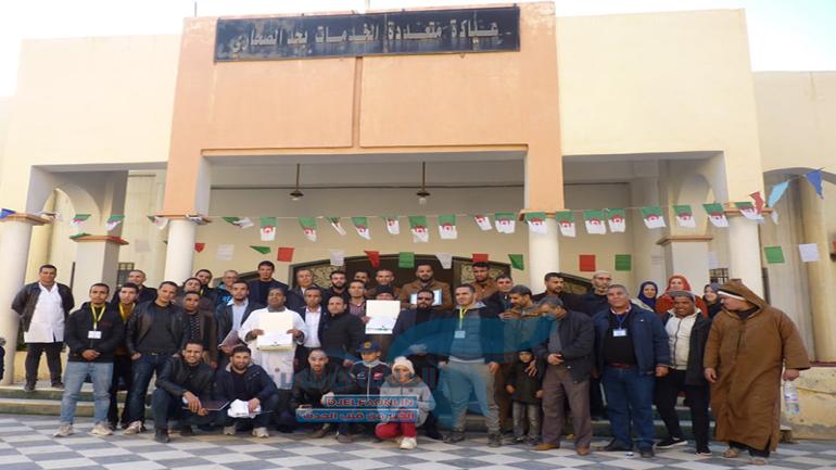بالصور الهيىئة الوطنية للصحة والصحة الجوارية وصحة المريض تنظم قافلة طبية مجانية متعددة التخصصات ببلدية حدالصحاري يوم الجمعة 2019/01/17