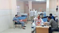 العيادةالمتعددة الخدمات بحد الصحاري تبصم على حملة تبرع بالدم.