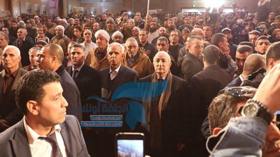 في تجمع حاشد وكبير بالجلفة …. تبون سأنهض بالجلفة في كل المجالات