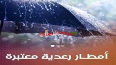 أمطار رعدية بداية من منتصف النهار على 27 ولاية