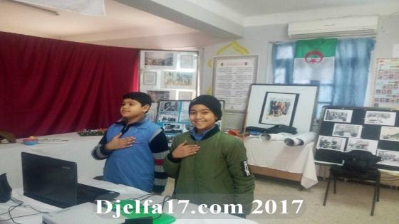 تلاميذ متوسطة عبد الحميد بن باديس بعين وسارة يحيون الذكرى57 لمظاهرات 11 ديسمبر 1960