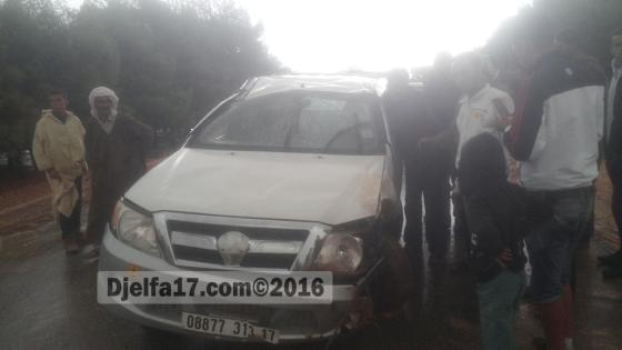 حادث مرور في طريق دارالشيوخ بالقرية الفلاحية