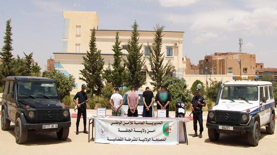 فرقة مكافحة المخدرات بالجلفة تطيح بشبكة إجرامية وتحجز أكثر من 5400 كبسولة مؤثرات عقلية