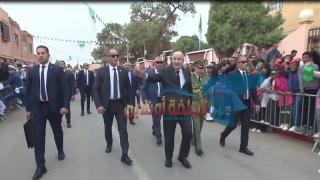 استقبال شعبي كبير لرئيس الجمهورية السيد عبد المجيد تبون، بشوارع تندوف، بمناسبة زيارته الميدانية
